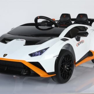 LAMBORGHINI HURACAN DRIFT 8KM/H, 2X 12V, BLANCO, RC 2.4GHz, 1 PLAZA -  INDA232-LEG6951156